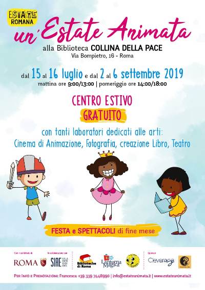 Un'Estate Animata...alla Biblioteca Collina della Pace