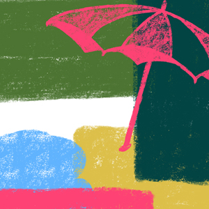 Lettura e relax nel parco della biblioteca