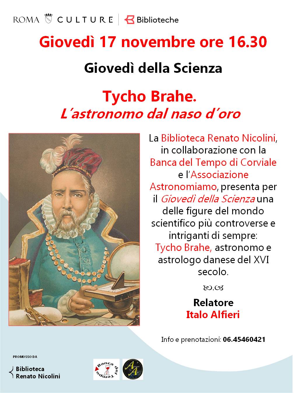 Tycho Brahe. L&rsquo;astronomo dal naso d&rsquo;oro