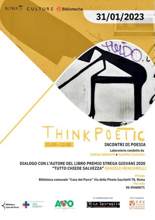 Think Poetic - Incontro con Daniele Mencarelli