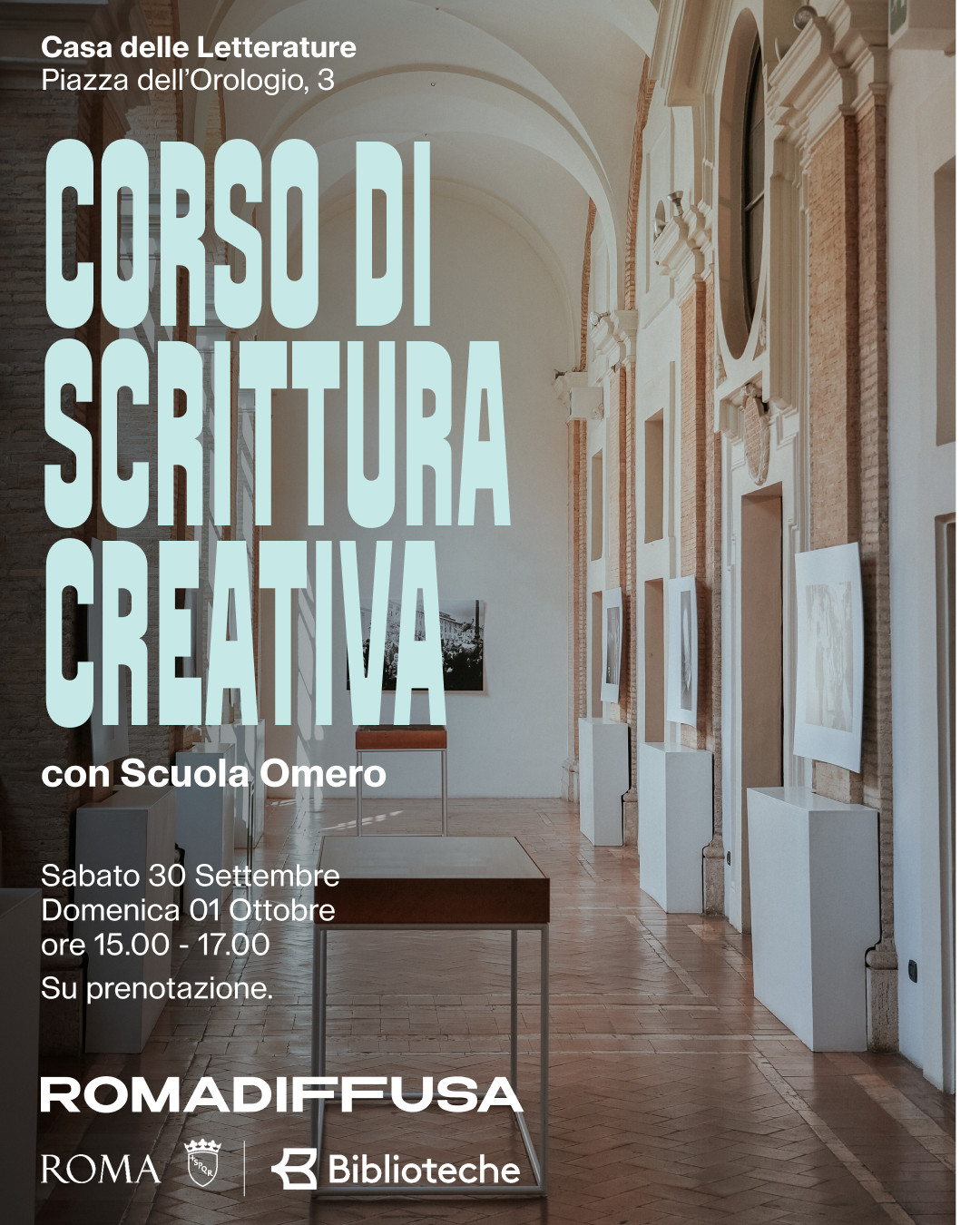 Corso di scrittura creativa per RomaDiffusa Festival 2023