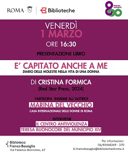 E&rsquo; capitato anche a me. Diario delle molestie nella vita di una donna, di Cristina Formica