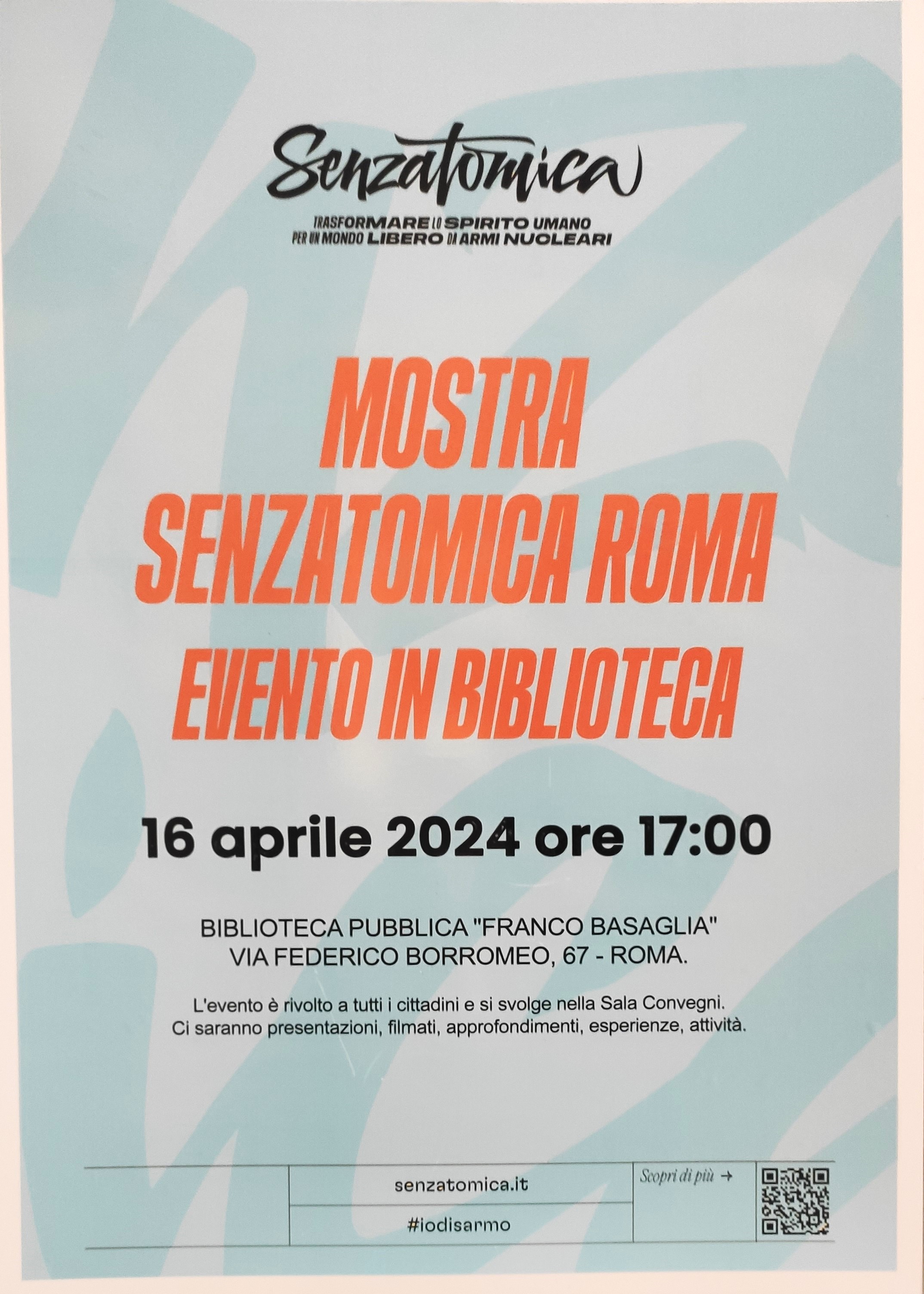 Senzatomica Trasformare lo spirito umano per un mondo libero da armi nucleari