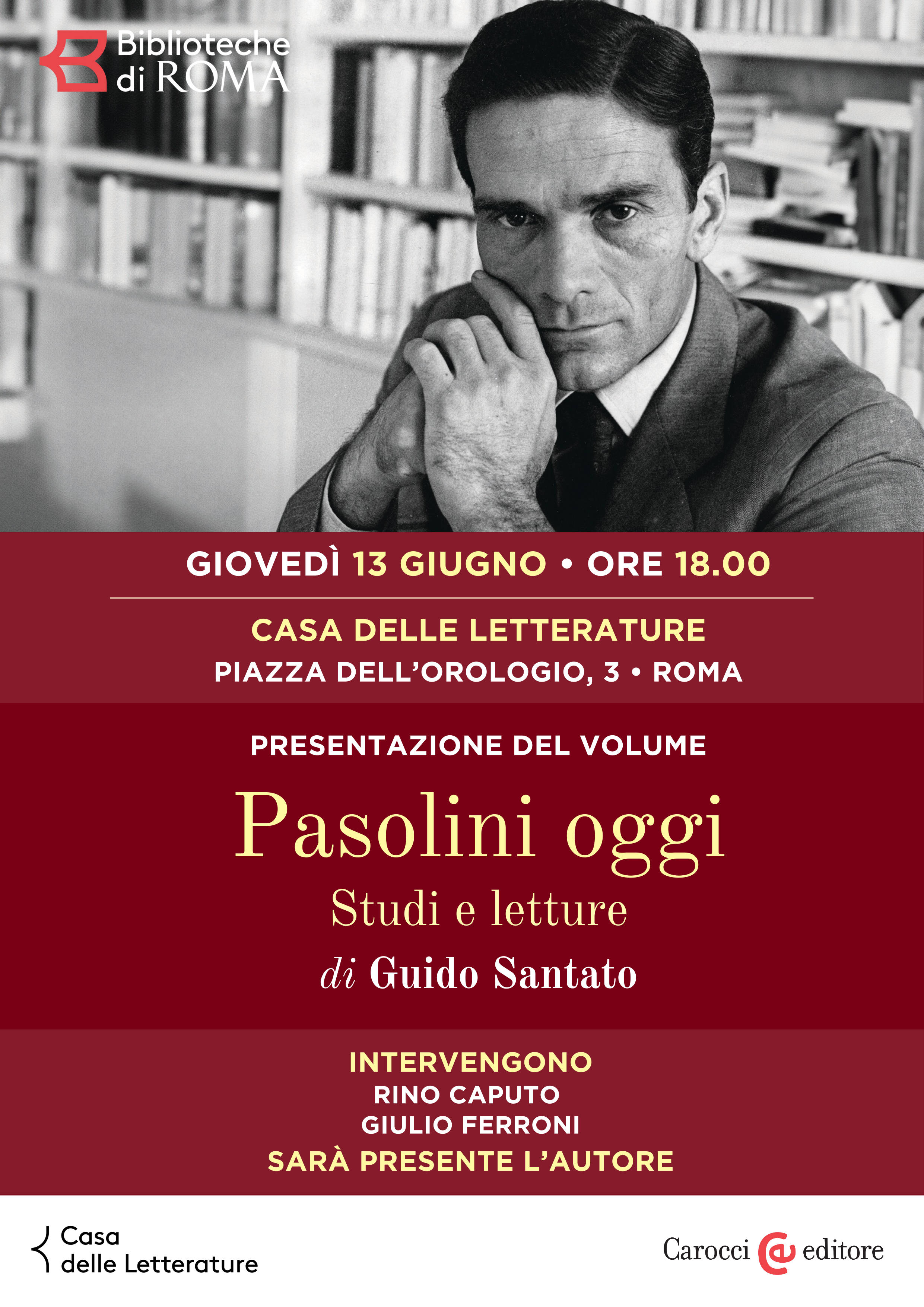 Pasolini oggi.  Studi e letture