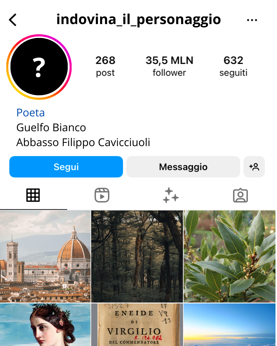 Indovina il personaggio