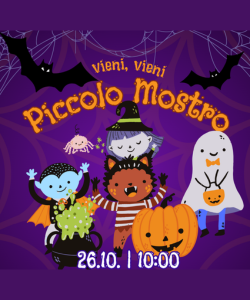 Vieni, vieni piccolo mostro!