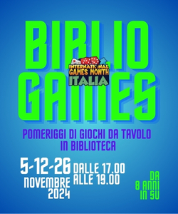 International Games Month@your Library 2024: Bibliogames