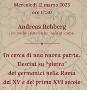 In cerca di una nuova patria. Destini su "pietra" dei germanici nella Roma del XV-XVI secolo