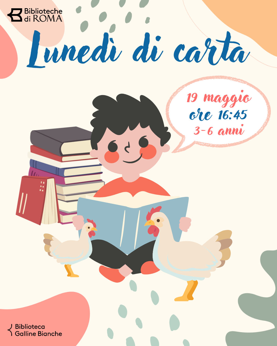 Luned&igrave; di Carta 19 maggio - 3-6 anni