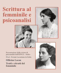 Scrittura al femminile e psicoanalisi