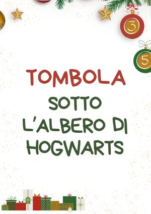 Tombola sotto l’albero di Hogwarts