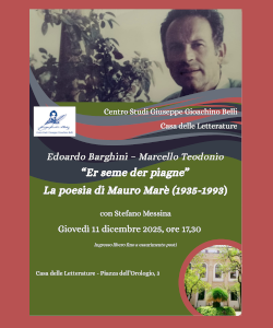“Er seme der piagne”: la poesia di Mauro Marè (1935-1993)