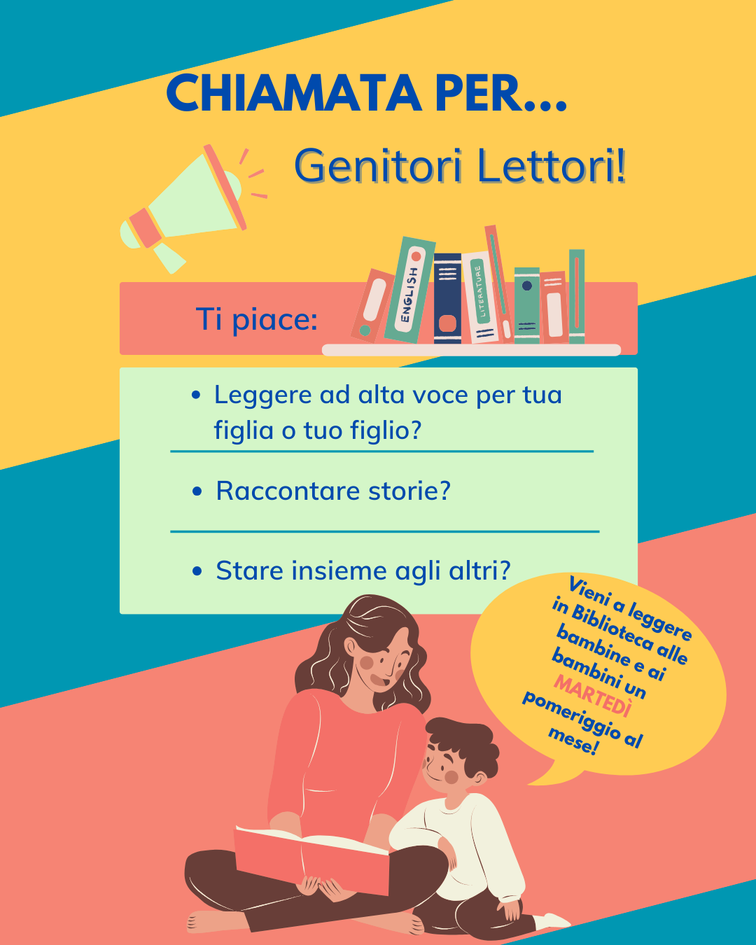 CHIAMATA PER GENITORI LETTORI!