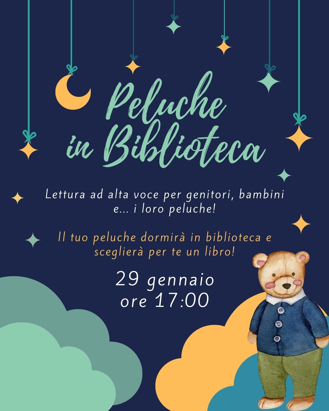 Peluche in Biblioteca