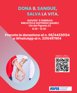 Dona il sangue, salva la vita