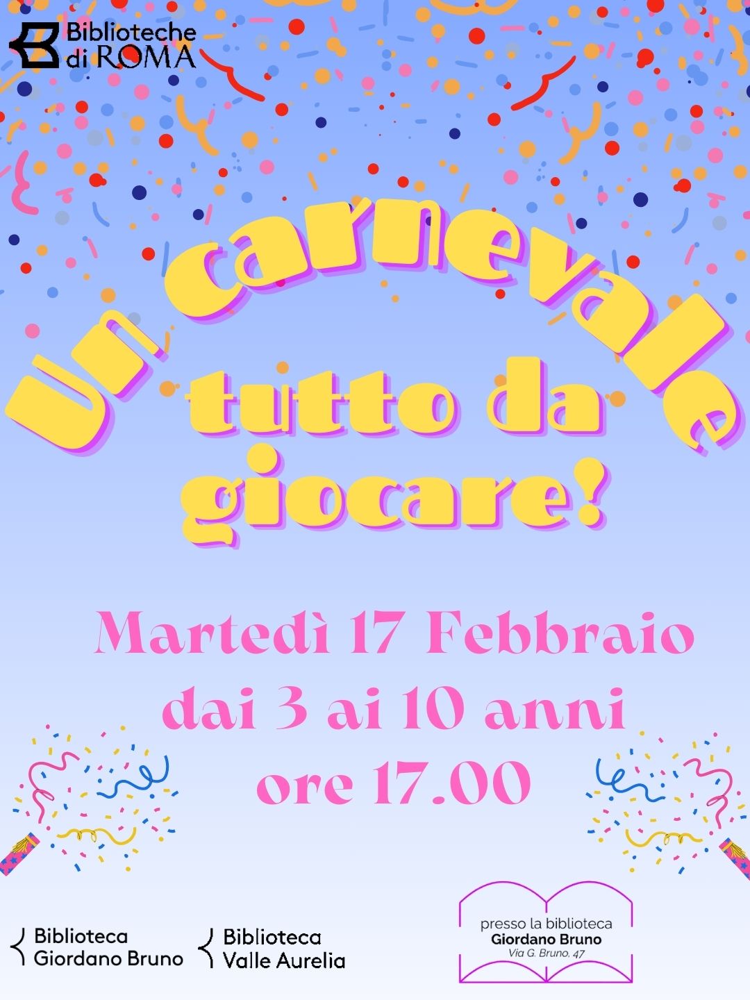 Un Carnevale tutto da giocare!