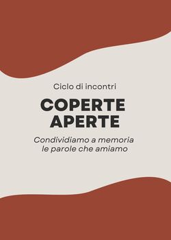 Coperte aperte. Condividiamo a memoria le parole che amiamo