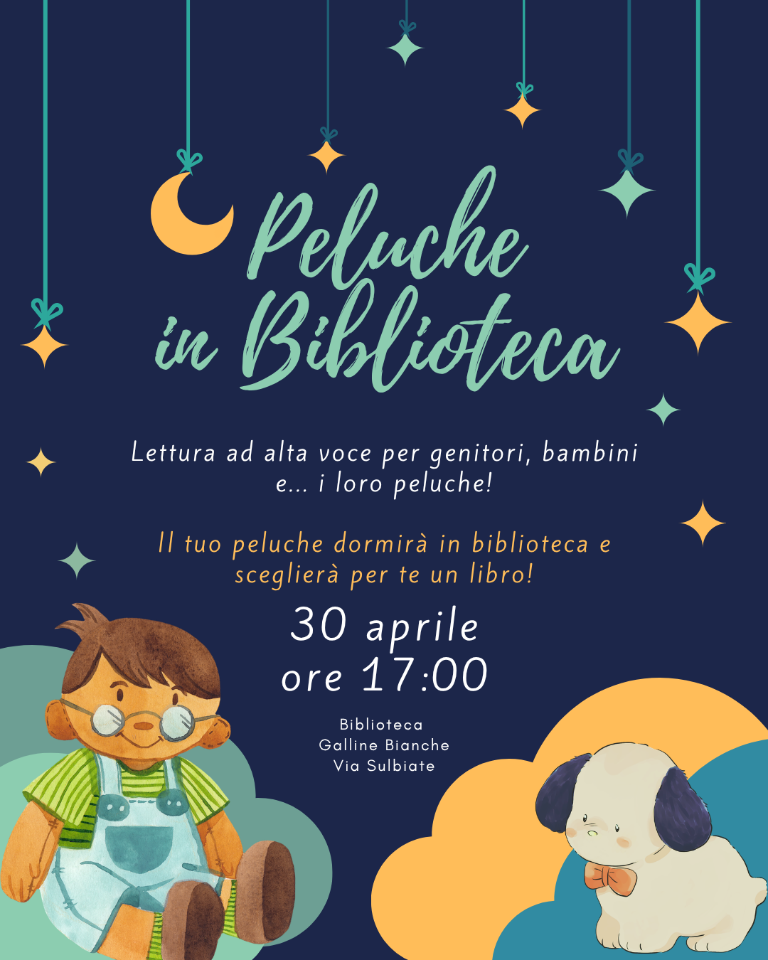 Peluche in Biblioteca