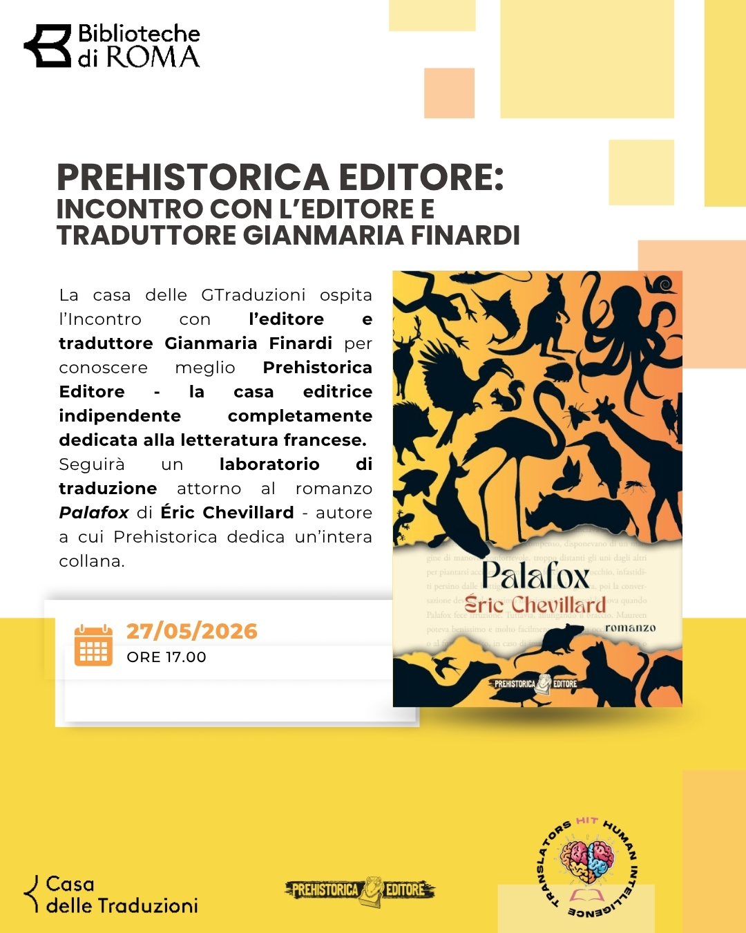 Incontro con il traduttore ed editore Gianmaria Finardi