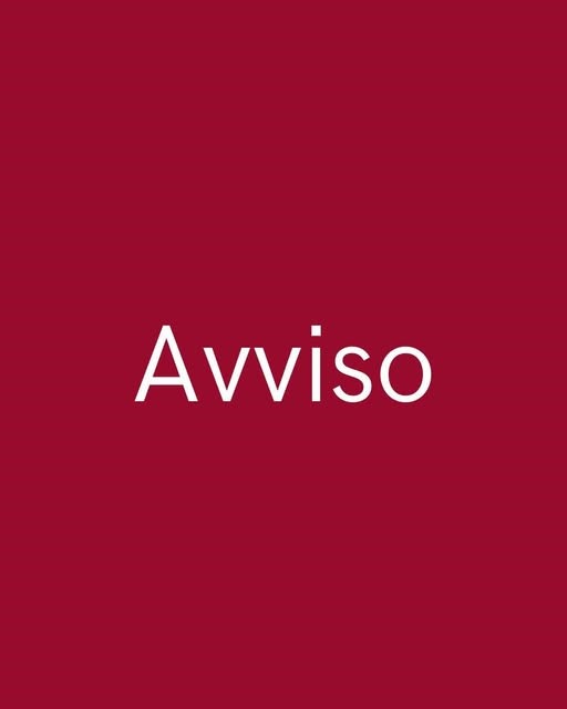 Chiusura estiva