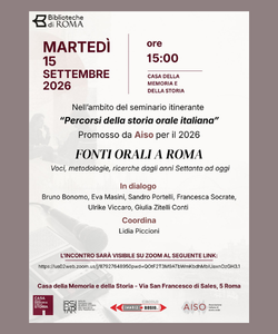 Fonti orali a Roma